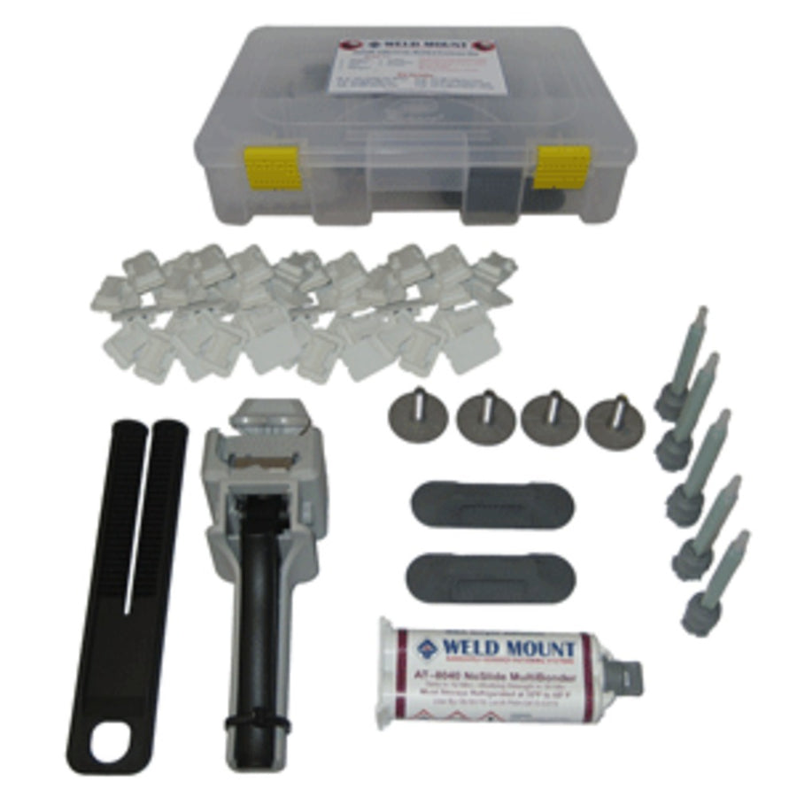 Weld Mount Adhesively Bonded Fastener Kit W/at 8040 Adhesive