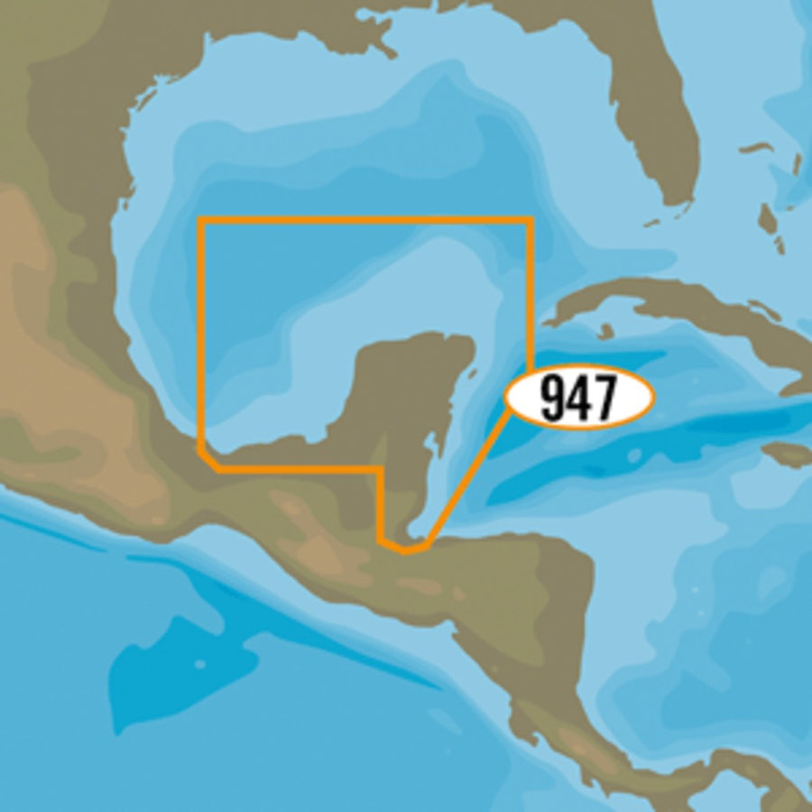 C-map Max-n+ Na-y947 - Coatzacoalcos, Mx To Honduras Bay, Gt