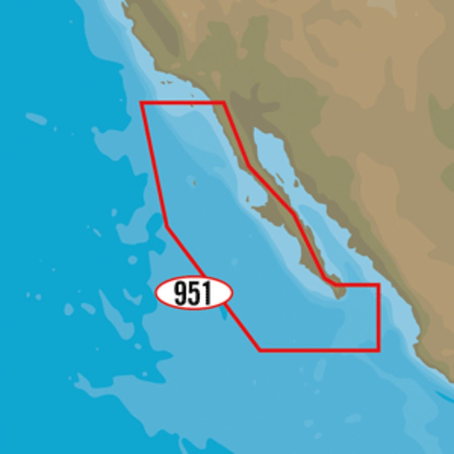 C-map Max-n+ Na-y951 - Cabo San Lucas, Mx To San Diego, Ca