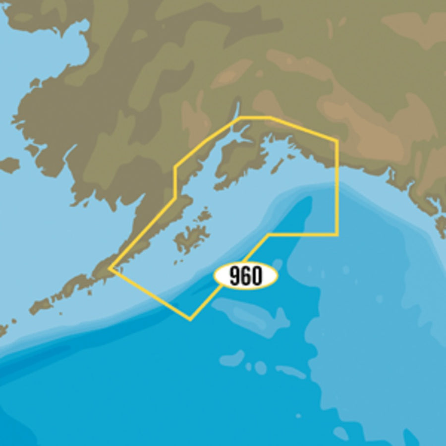 C-map Max-n+ Na-y960 - Prince William Sound, Cook Inlet & Kodiak Island