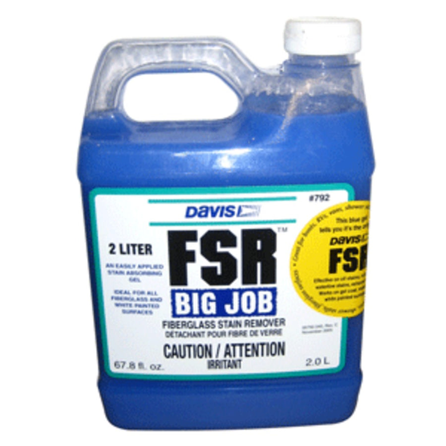 Davis Fsr Big Job Fiberglass Stain Remover - 2-liter