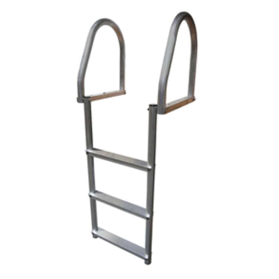 Dock Edge Aluminum 3-step Eco Flip-up Dock Ladder - Weld Free