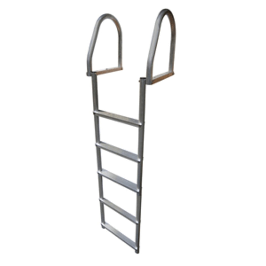 Dock Edge Aluminum 5-step Eco Flip-up Dock Ladder - Weld Free