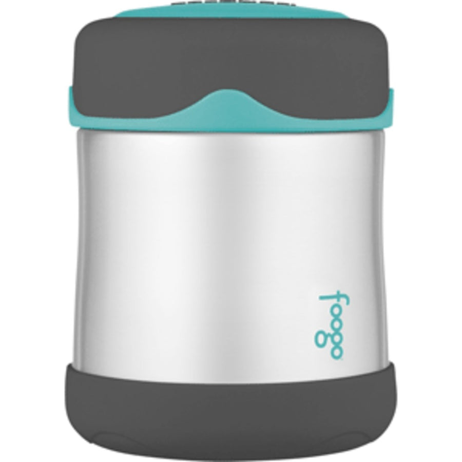 Thermos Foogo® Stainless Steel, Vacuum Insulated Food Jar - Teal/smoke - 10 Oz.