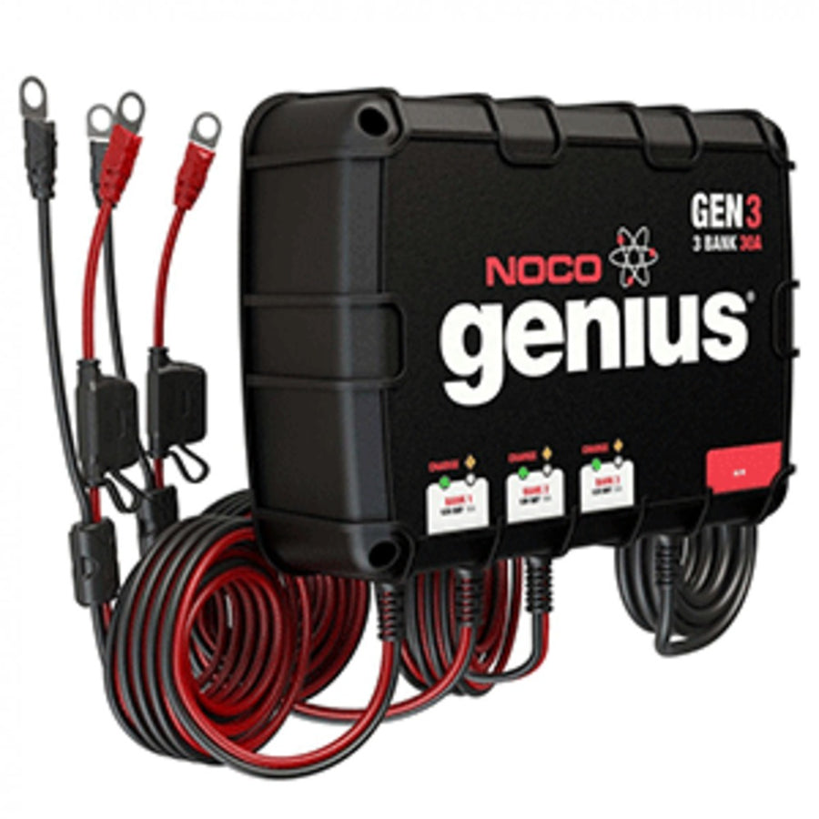 Noco Genius Gen3 30a Onboard Battery Charger - 3 Bank
