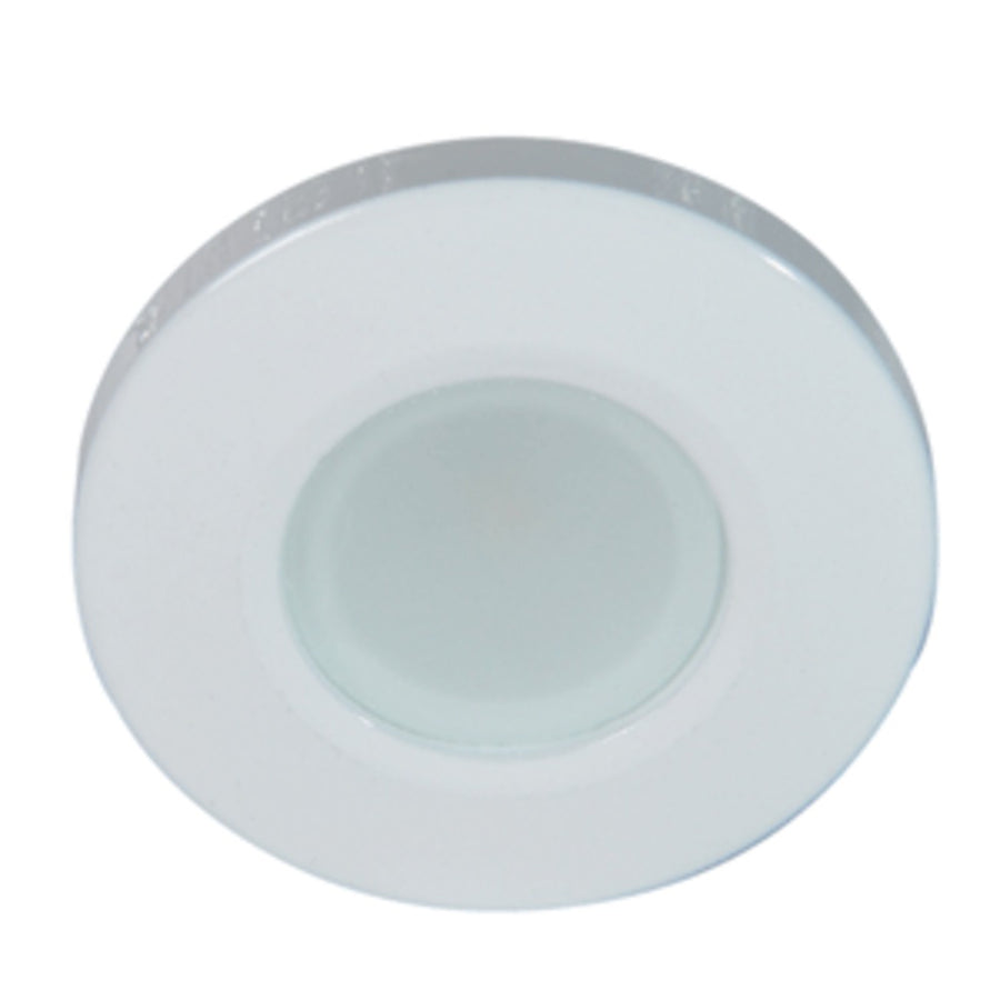 Lumitec Orbit Flush Mount Down Light Spectrum Rgbw - White Housing