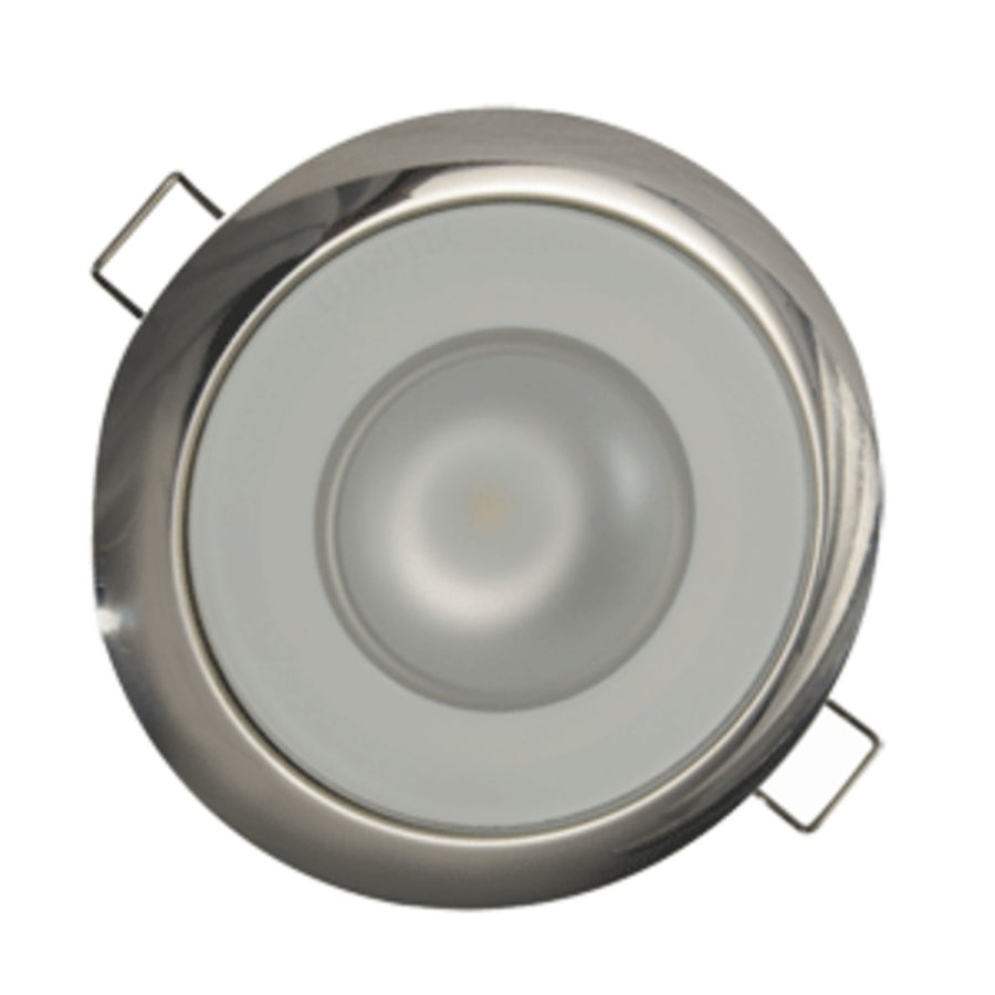 Lumitec Mirage Flush Mount Down Light Spectrum Rgbw - Polished Bezel