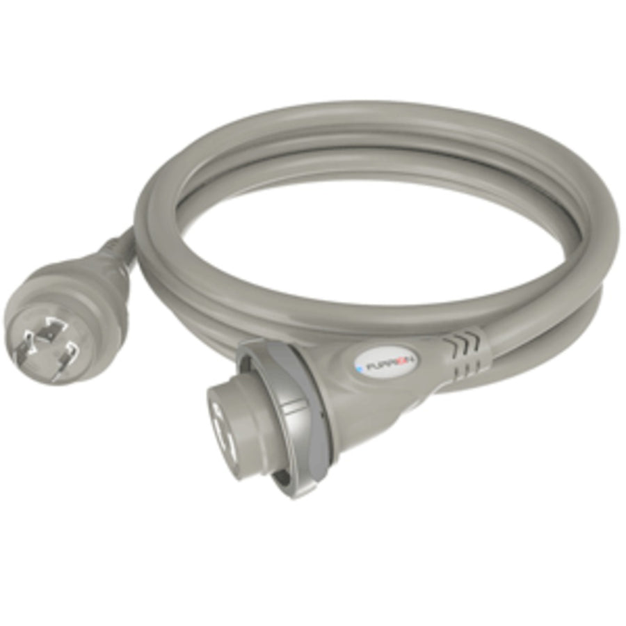 Furrion 30a 125v Marine Cordset 25ft Titanium W/led