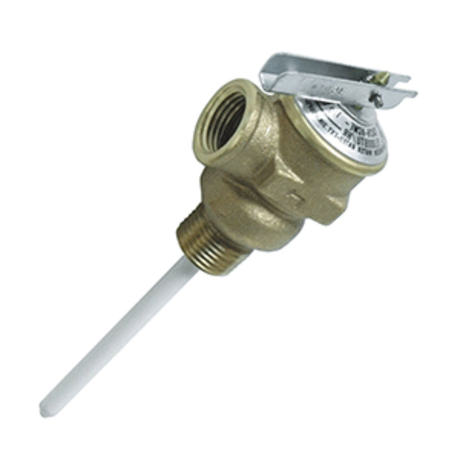 Camco Temperature & Pressure Relief Valve - 1/2 Valve W/4 Probe