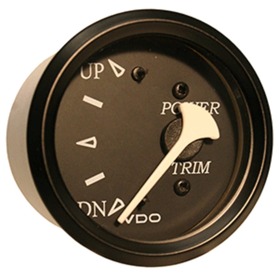 Vdo Allentare Black Trim Gauge - For Use W/mercury/volvo/yamaha 2001+ Engines - 12v - Black Bezel