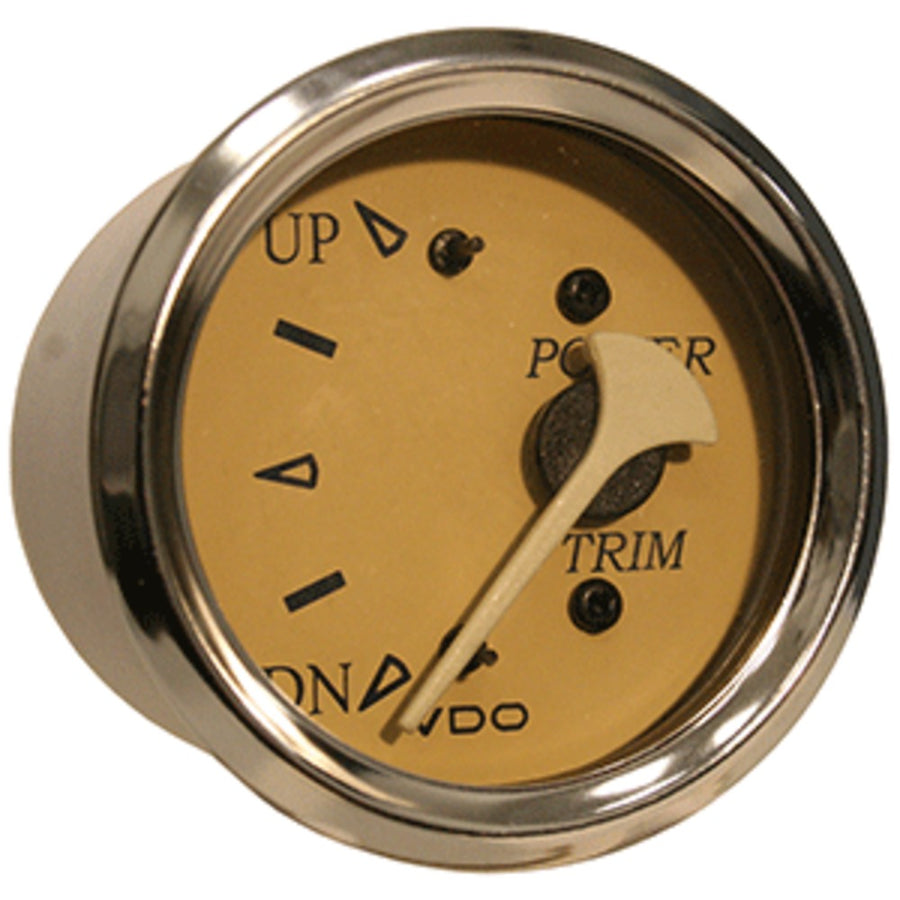 Vdo Allentare Teak Trim Gauge - For Use W/evinrude/johnson Engines - 12v