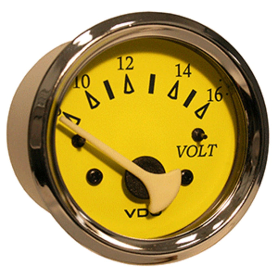 Vdo Allentare Yellow/blue Voltmeter - 8-16v