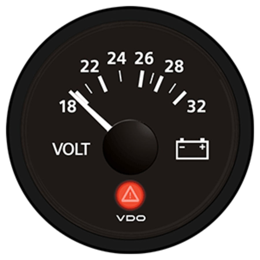 Vdo Viewline Onyx 24v Voltmeter