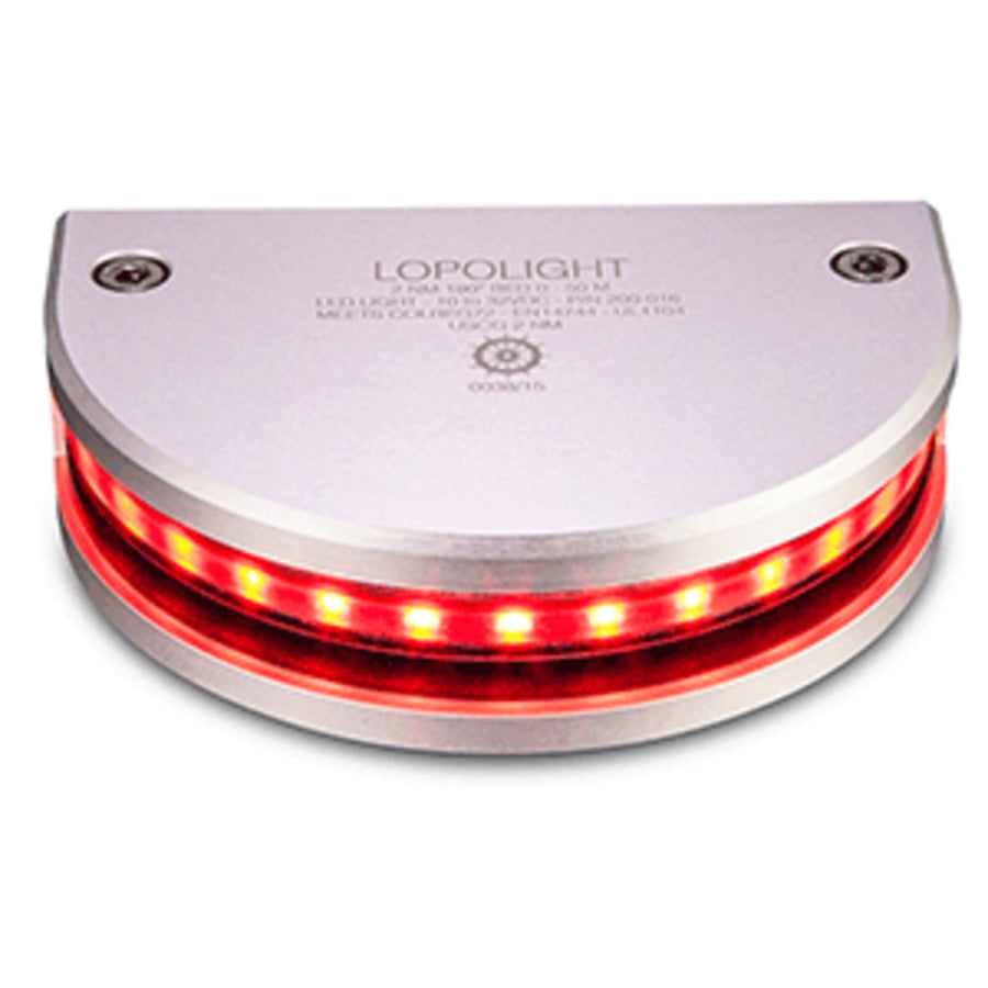 Lopolight 180° Navigation Light - 2nm F/vessel Up To 164(50m) - Red