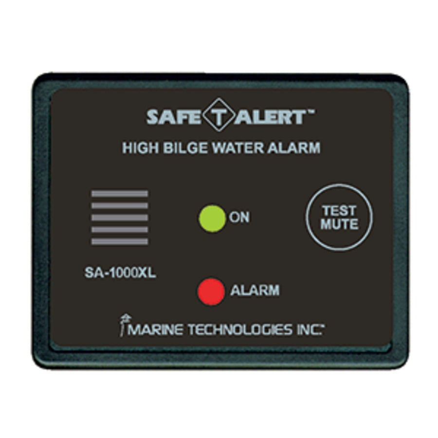 Safe-t-alert High Bilge Water Alarm - Surface Mount - Black