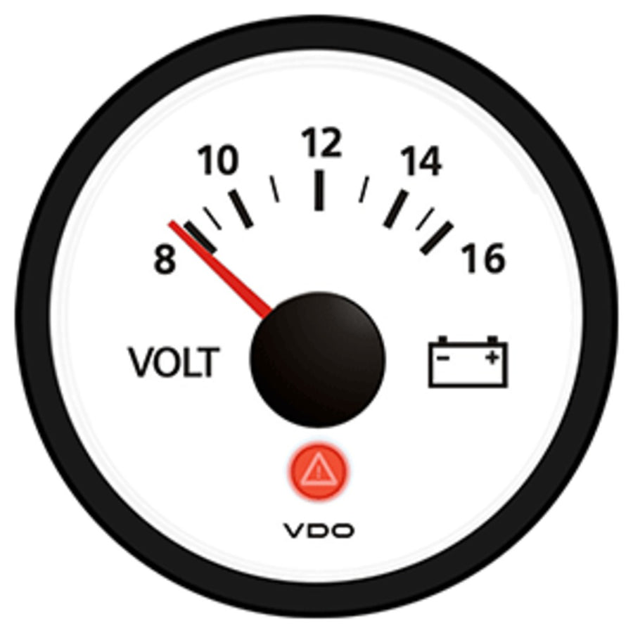 Vdo Viewline Ivory 12v Voltmeter