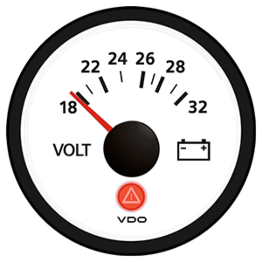 Vdo Viewline Ivory 24v Voltmeter