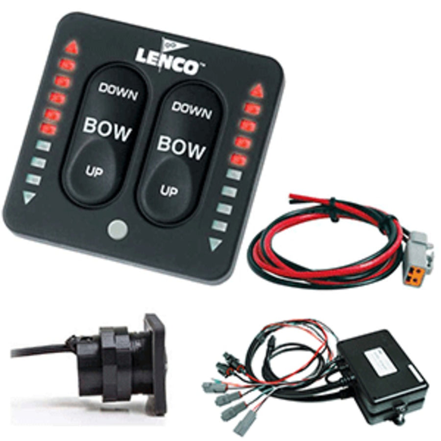 Lenco Led Indicator Two-piece Tactile Switch Kit W/pigtail F/dual Actuator Systems