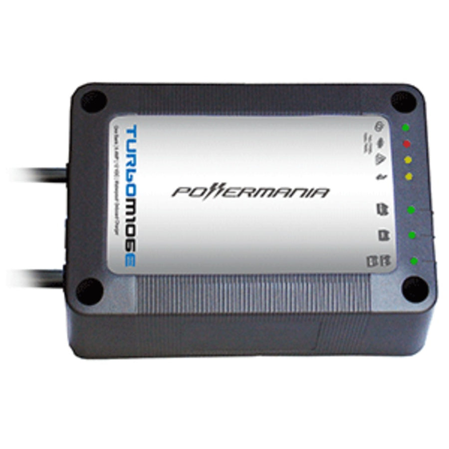 Powermania Turbo M106e - Single Bank Waterproof Onboard Charger - 12v Dc - 6 Amp