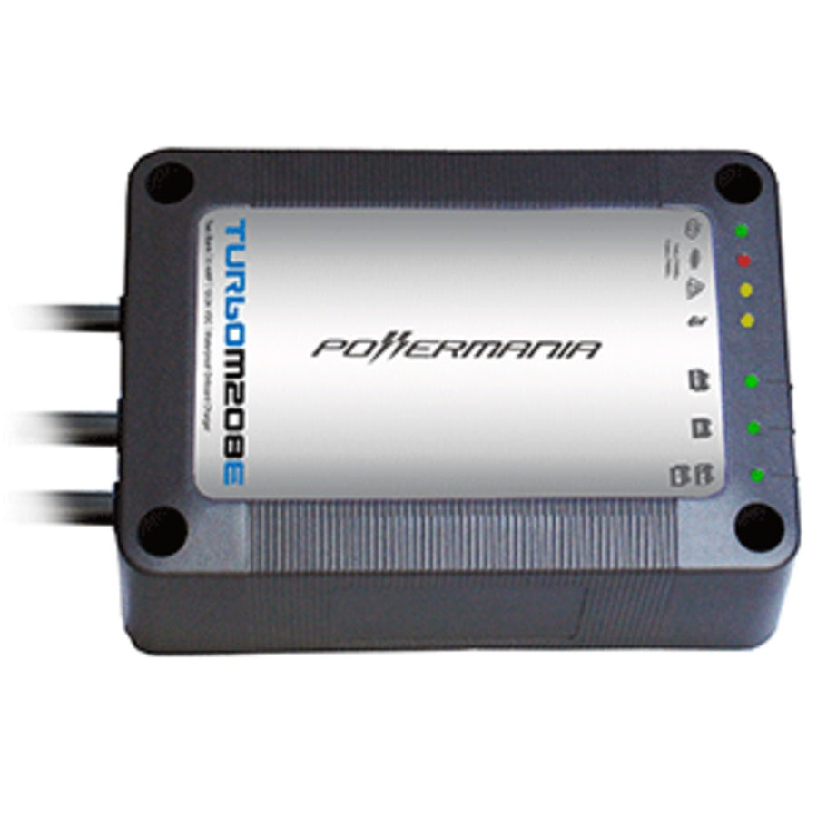 Powermania Turbo M208e - Dual Bank Waterproof Onboard Charger - 12/24v Dc - 8 Amp