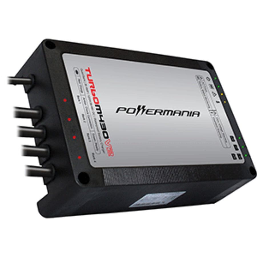 Powermania Turbo M430v2 - 4 Bank Waterproof Onboard Charger - 12/24/36/48v Dc - 30 Amp