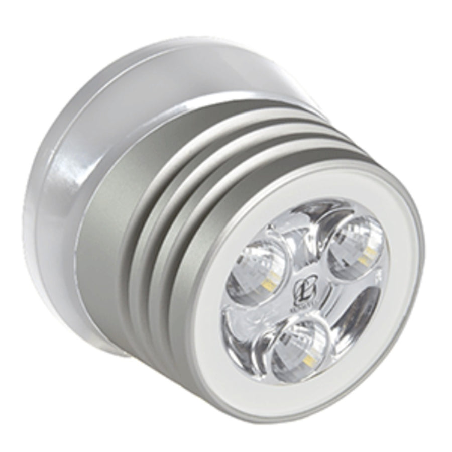 Lumitec Zephyr Led Spreader/deck Light - Brushed White Base - White Non-dimming