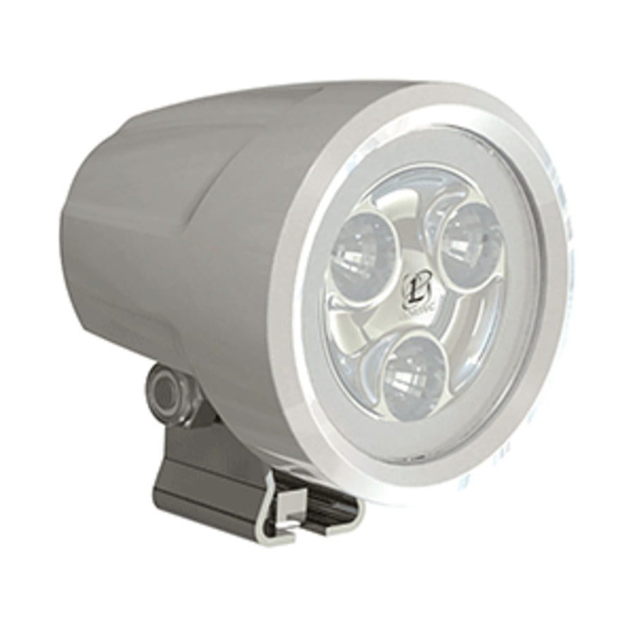 Lumitec Pinnacle Flood Light - White Non-dimming - White Housing - Bracket Mount