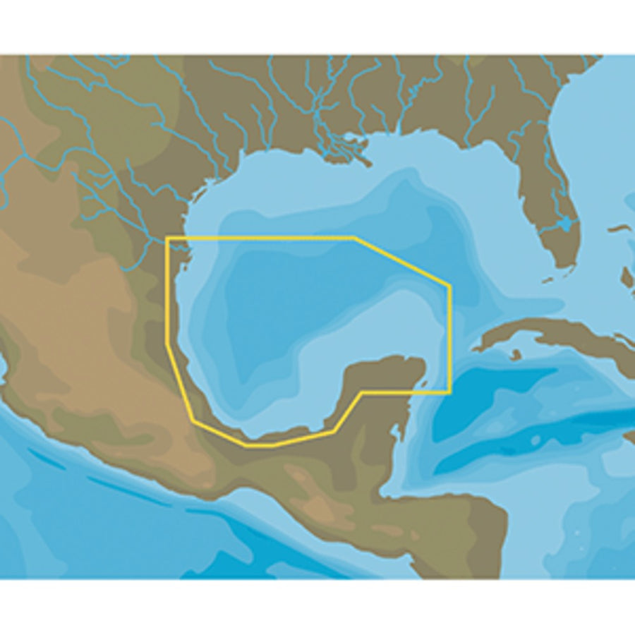 C-map Nt+ Na-c413 Brownsville To Cancun, Mexico - C-card Format