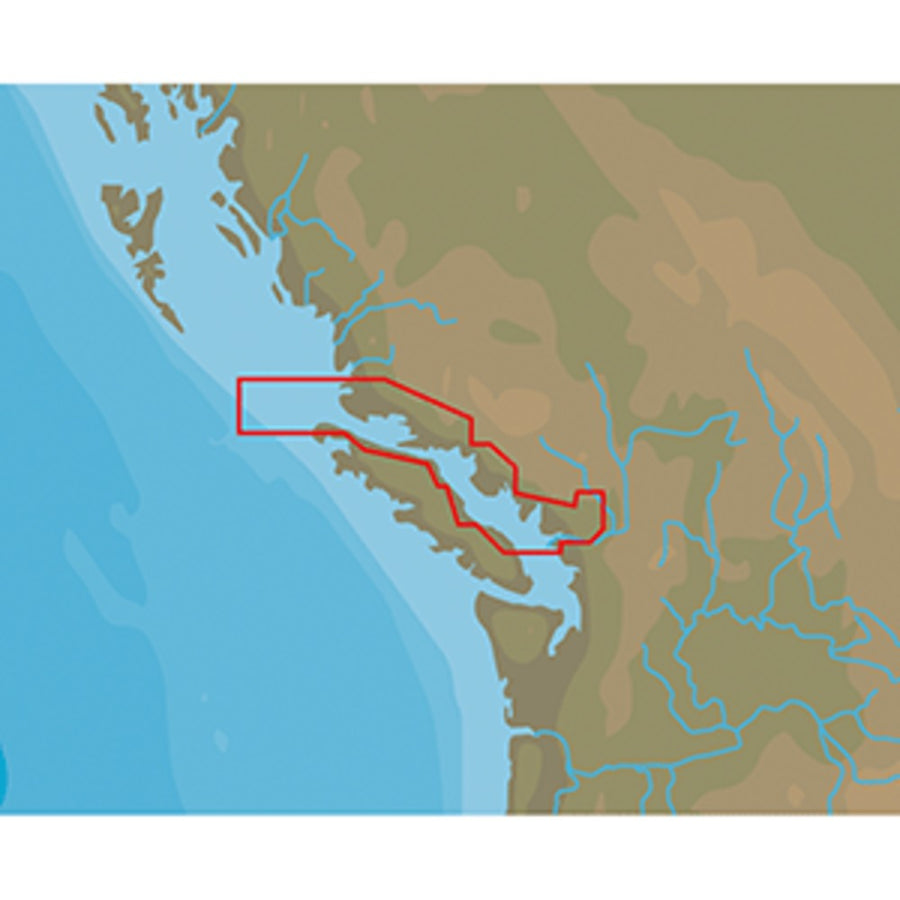 C-map Nt+ Na-c711 Point Roberts To Cape Scott - C-card Format