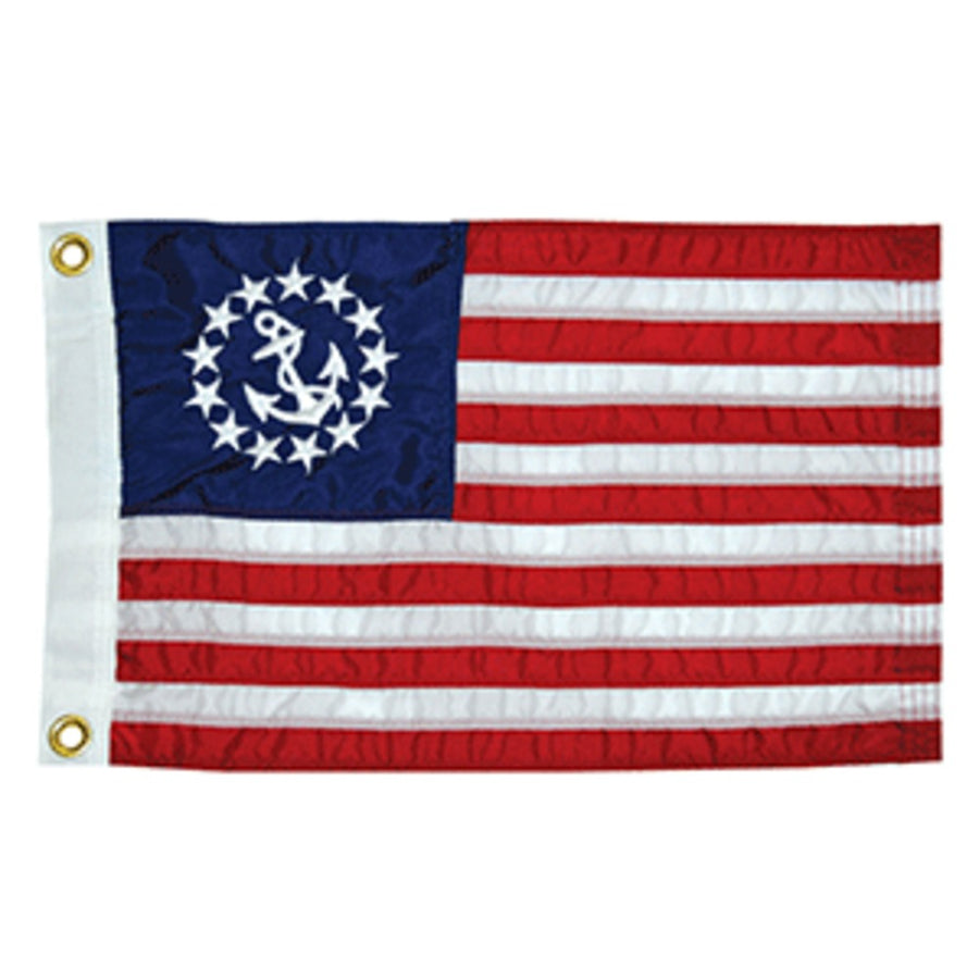Taylor Made 12 X 18 Deluxe Sewn Us Yacht Ensign Flag