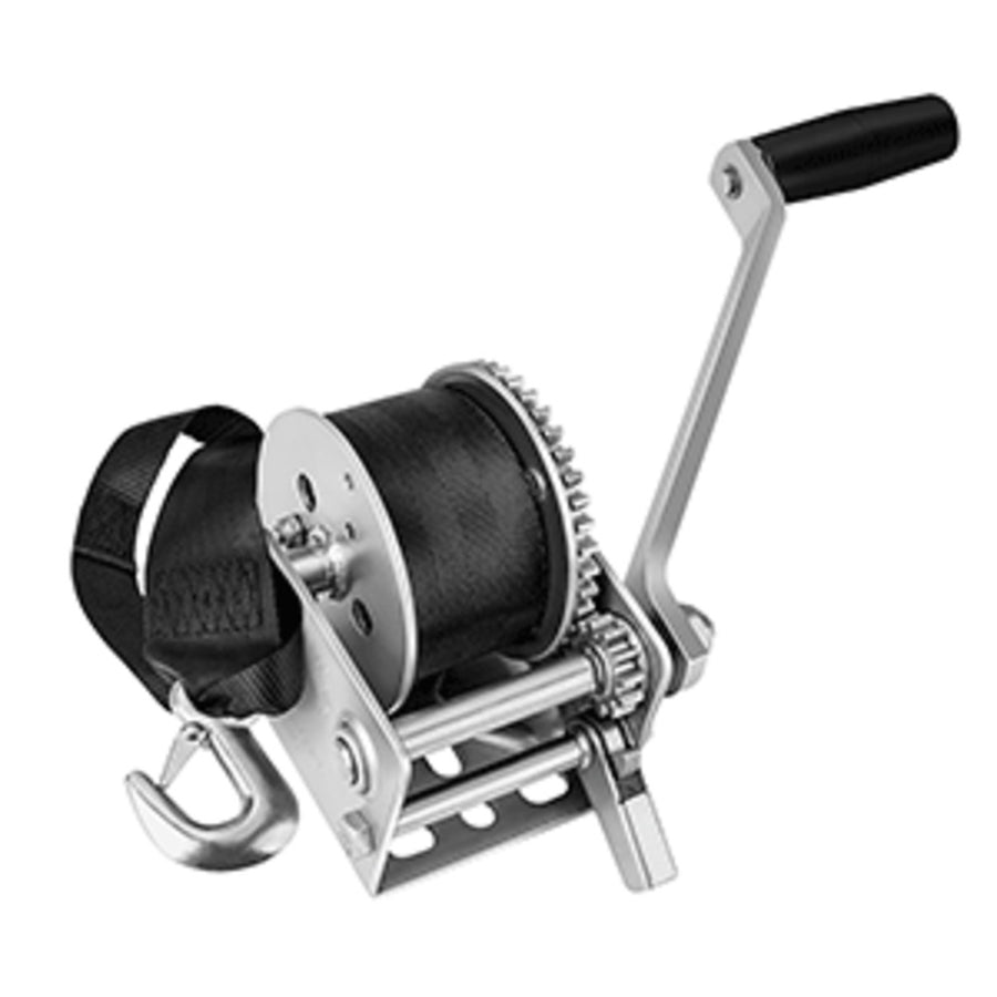 Fulton 900lb Single Speed Winch W/12' Strap F/personal Watercraft