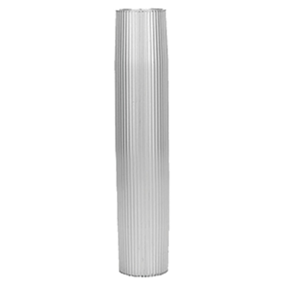 Taco Aluminum Ribbed Table Pedestal - 2-3/8 O.d. - 26 Length