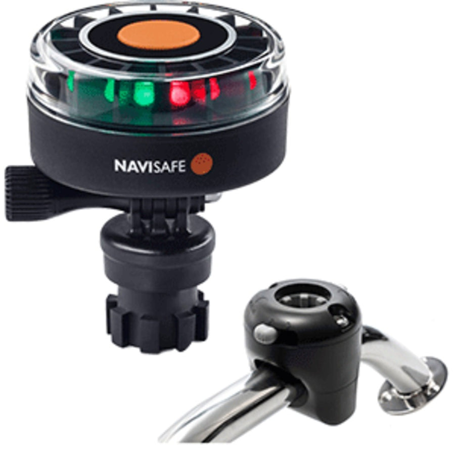 Navisafe Navilight 2nm Tricolor W/navimount Base & Rail Mount - Black