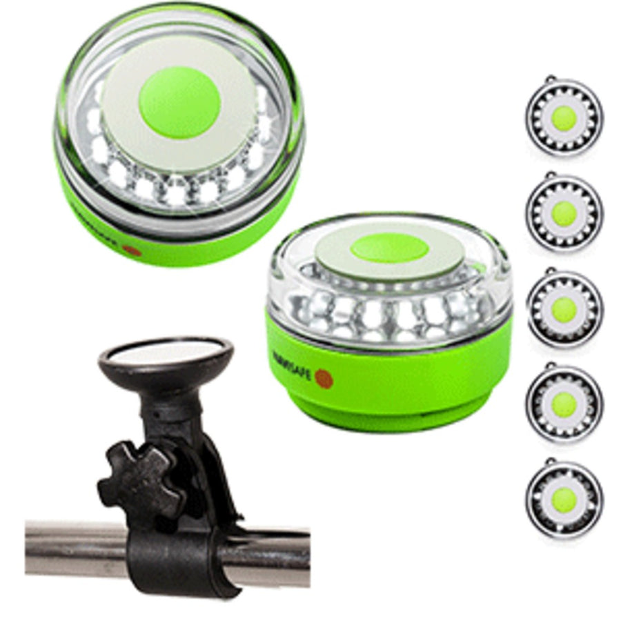 Navisafe Portable Navilight 360° 2nm Rescue - Glow In The Dark - Green W/clamp-on Rail Mount