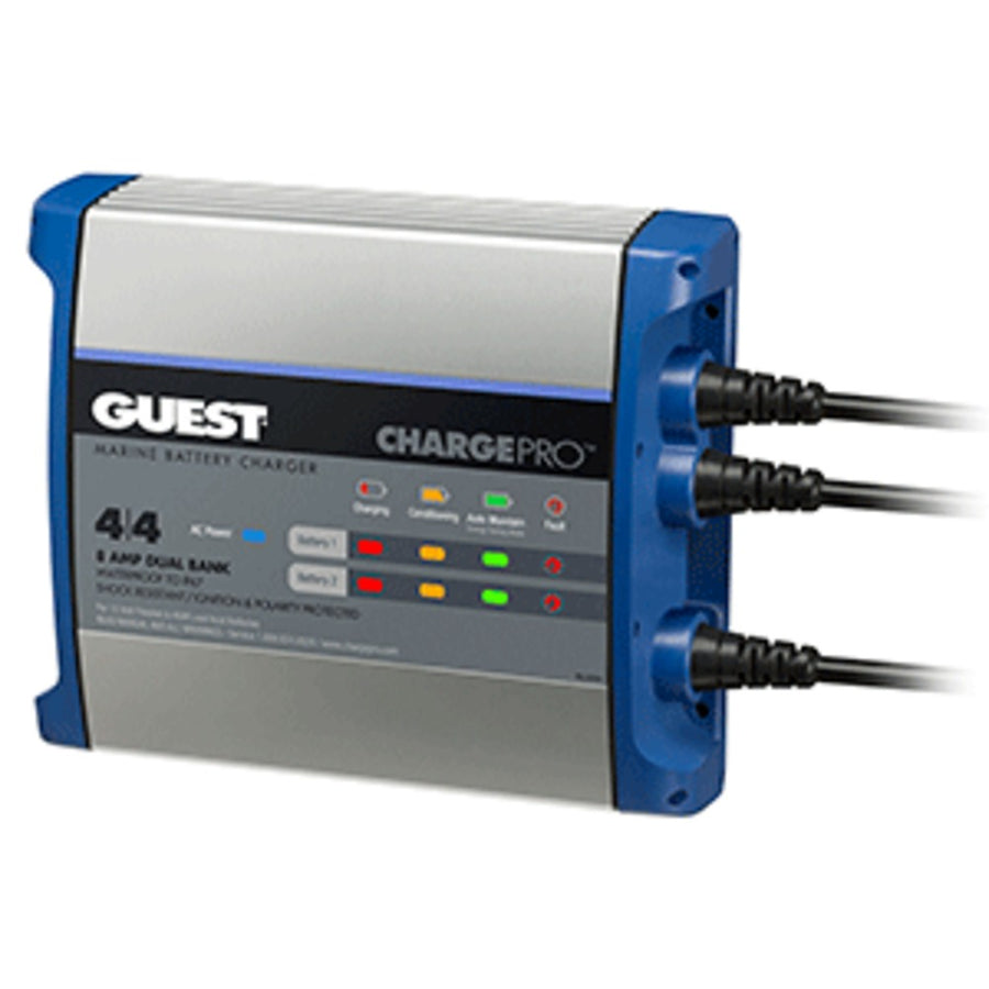 Guest On-board Battery Charger 8a / 12v - 2 Bank - 120v Input