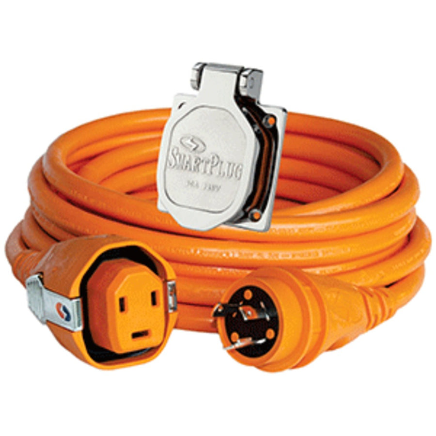 Smartplug 30 Amp 50' Dual Configuration Cordset W/tinned Wire & 30 Amp Stainless Steel Inlet