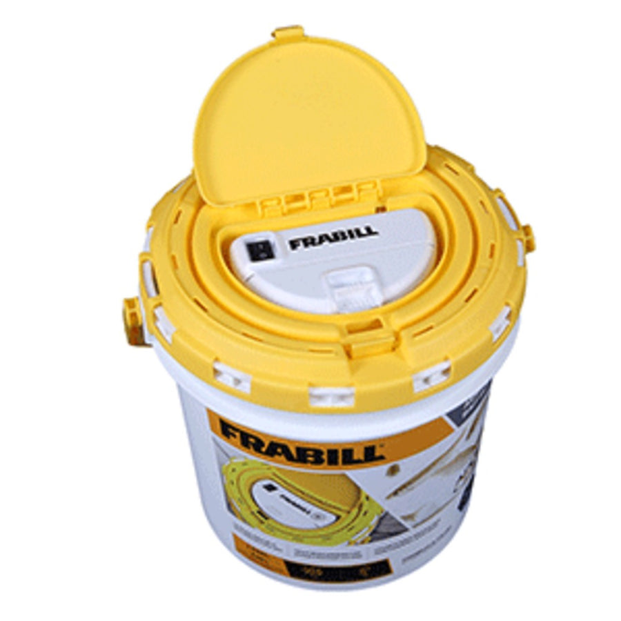 Frabill Dual Fish Bait Bucket With Aerator Built-in
