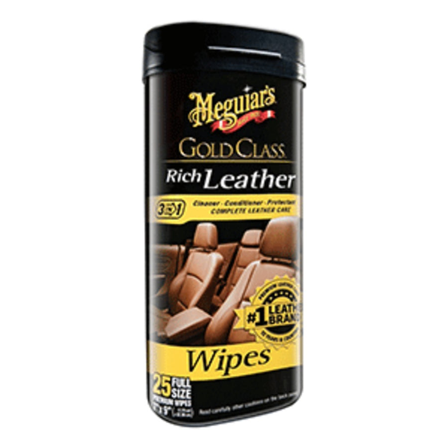 Meguiar's Gold Class™ Rich Leather Cleaner & Conditioner Wipes *case Of 6*