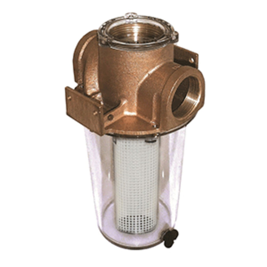 Groco Arg-500 Series 1/2 Raw Water Strainer W/non-metallic Plastic Basket