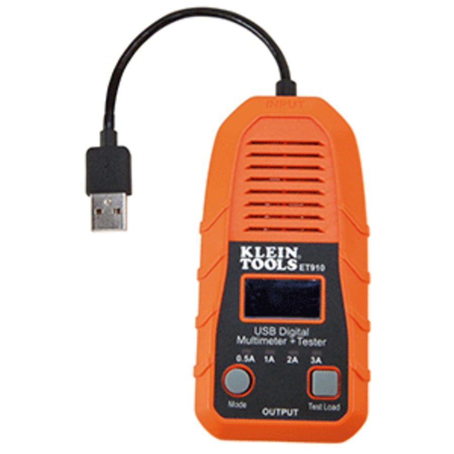 Klein Tools Usb Digital Meter & Tester - Usb-a (type A)