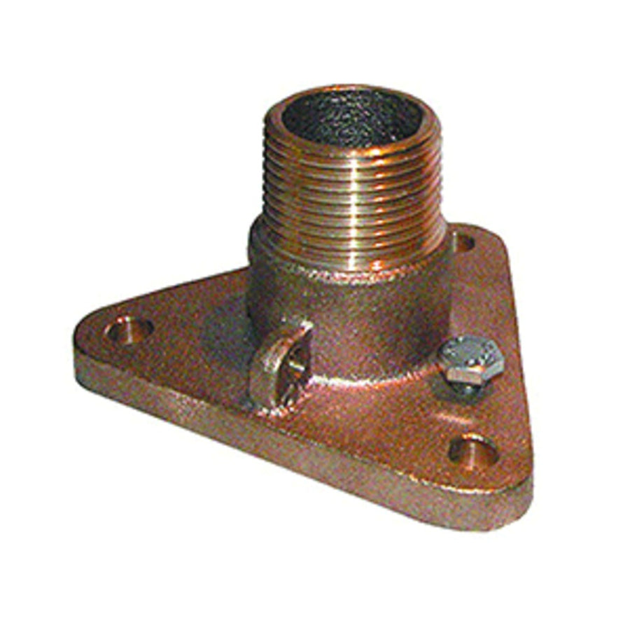 Groco 1 Bronze Nps To Npt Flange Adapter