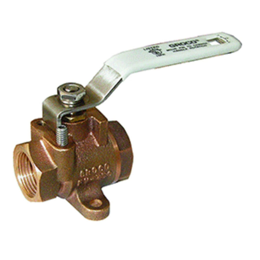 Groco 3/8 Npt Bronze Inline Fuel Valve