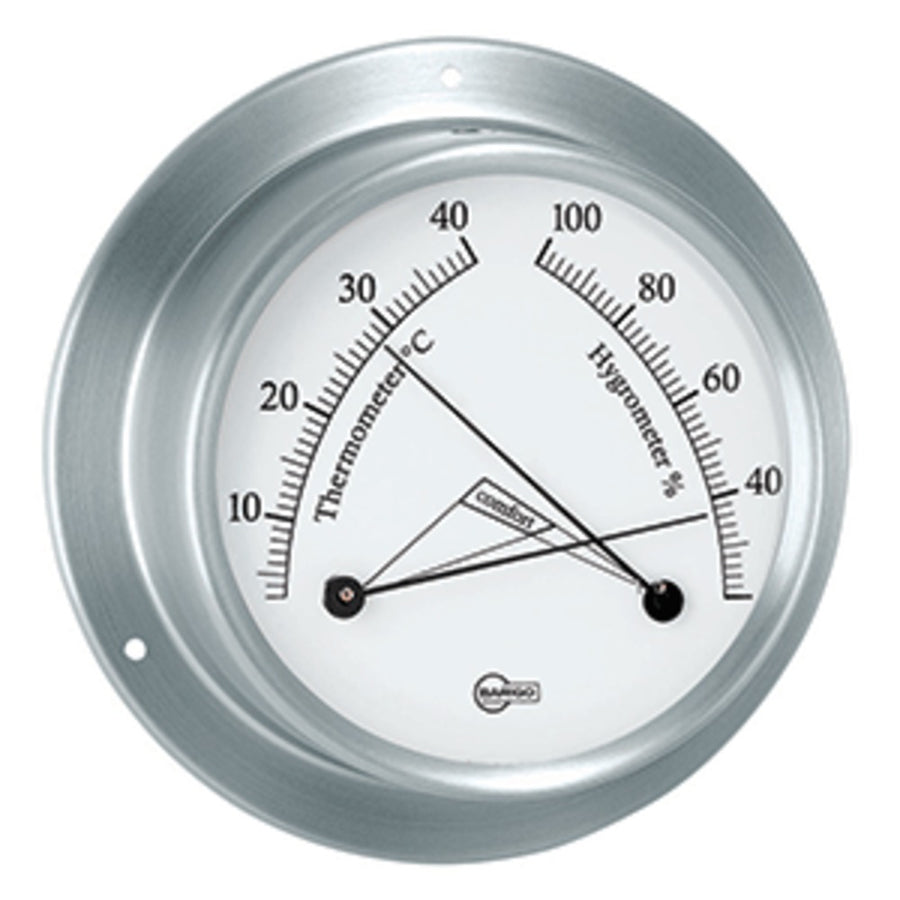 Barigo Sky Series Ship's Comfortmeter - Brushed Stainless Steel Housing - 3.3 Dial