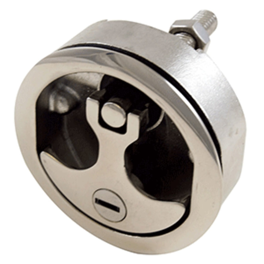Whitecap Compression Handle Stainless Steel Locking 3 Od - 1/4 Turn