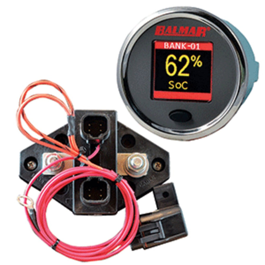 Balmar Sg200 Battery Monitor Kit W/display Shunt & 10m Cable - 12-48 Vdc