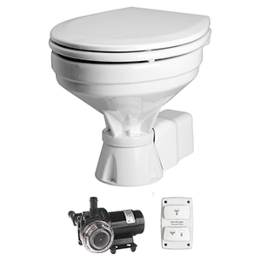 Johnson Pump Aqua T Toilet - Electric - Comfort - 12v W/solenoid