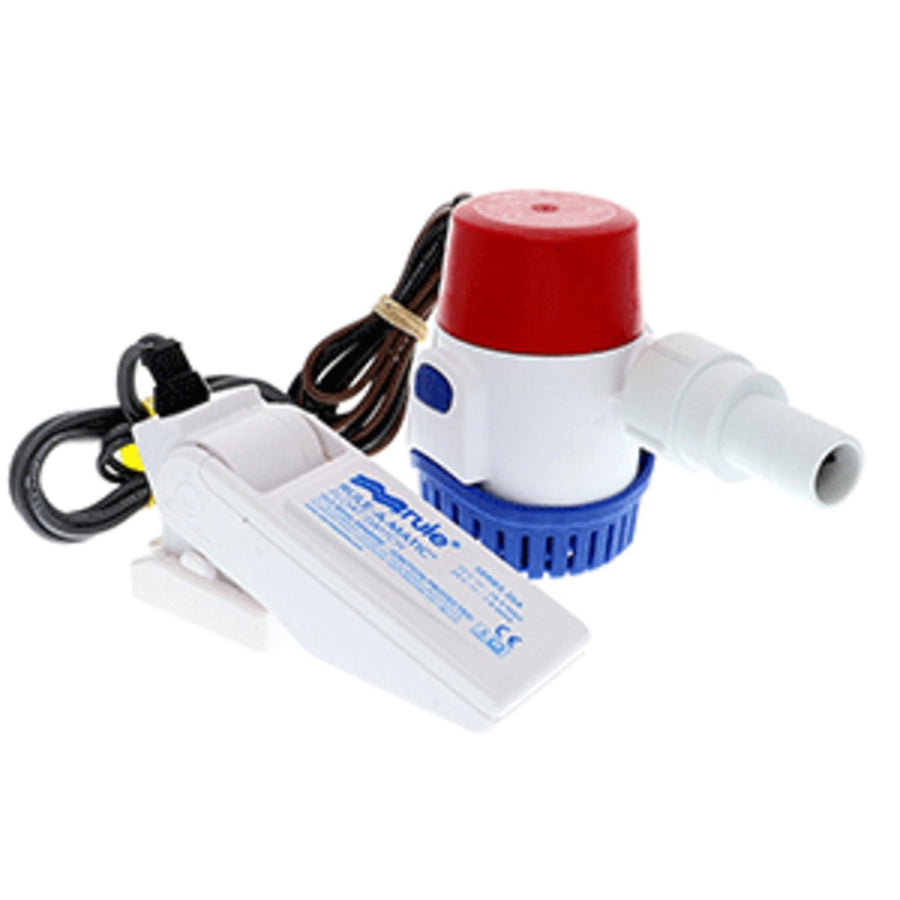 Rule 500 Gph Standard Bilge Pump Kit W/float Switch - 12v