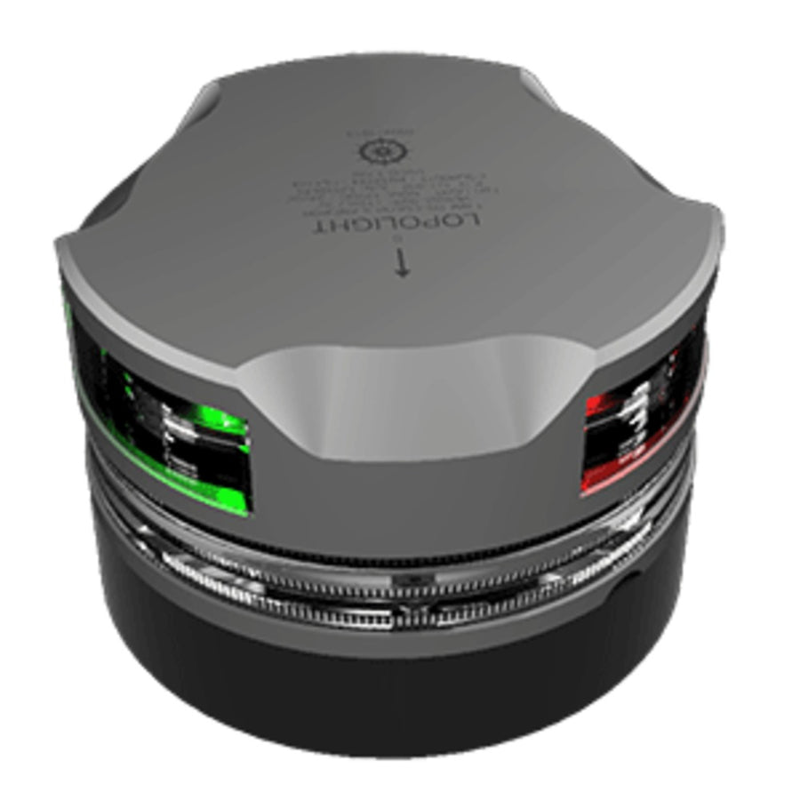 Lopolight Tri-color Navigation Light W/strobe - 1nm - Silver Housing