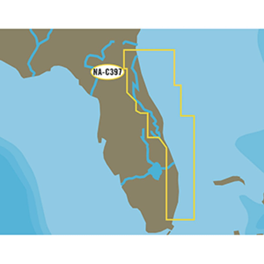 C-map Nt+ Na-c397 Jacksonville To Miami - C-card Format