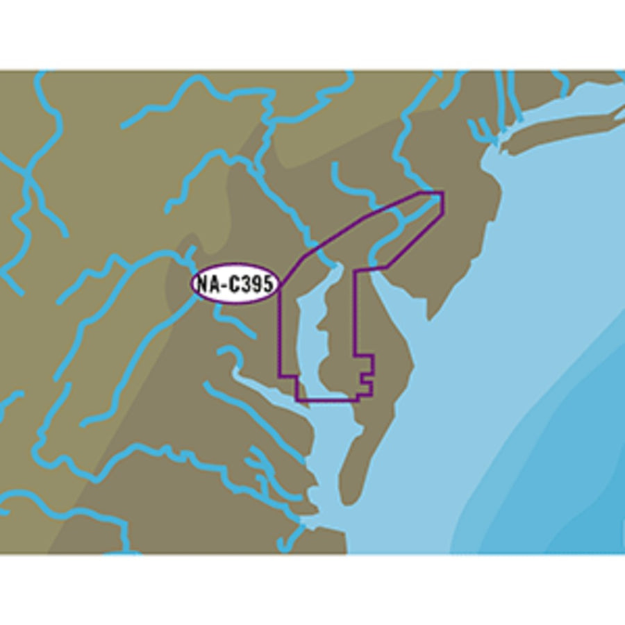 C-map Nt+ Na-c395 Trenton Nj To C&d Canal To Nanticoke River - C-card Format